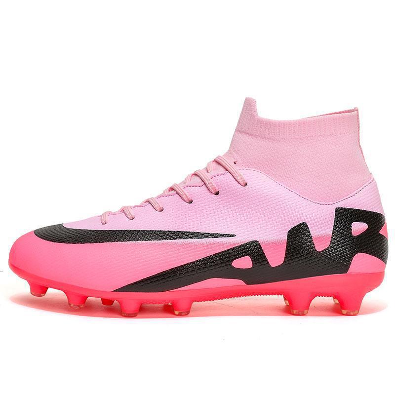 New football shoes men's and women's long nails broken nails adult sports shoes large size artificial grass training shoes