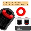 Air Valve Cap, Car Tire Valve Cap, Universal Type, Long Lasting, Black, Pack of 12
