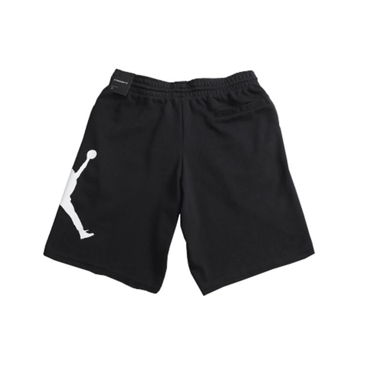 Pantaloncini Sportivi in Maglia Neri da Uomo con Stampa Logo Grande Jumpman Air Jordan AQ3116-010