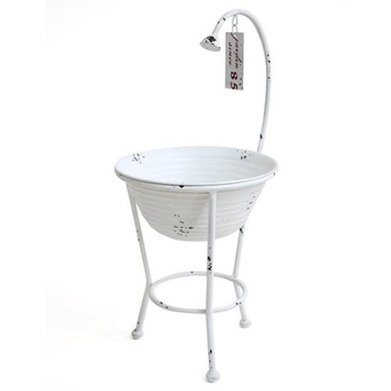 Murataya Sangyo Sprchový kbelík Bílý 7034 š25×h25×v53cm
