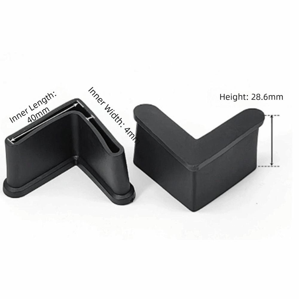 4/8/12PCS Angle Steel End Caps Corner Protector Caps Right Angle Blanking End Caps Storage Shelves
