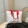 Summer New Girl Commuter Cherry Tote Bag Handbag Fashion Niche Print Texture Shoulder Bag Women
