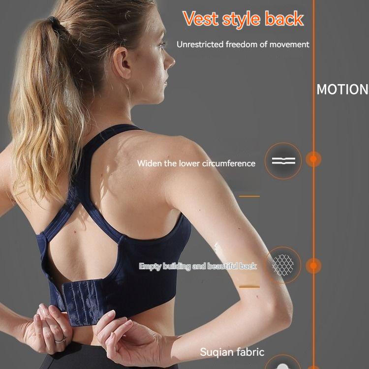 Anti-shock Running Poly Shaped Sports Underwear Anti-sagging Back Yoga Fitness Bra