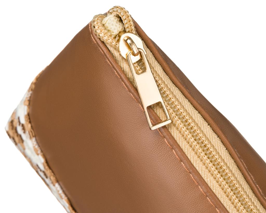 Cosmetic bag KOS-36-8255 Brown