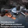 High-Definition 5-Camera Drone: Remote Control, Screen Display, Brushless Motors, Obstacle Avoidance, Folding Design for Aerial Photography.