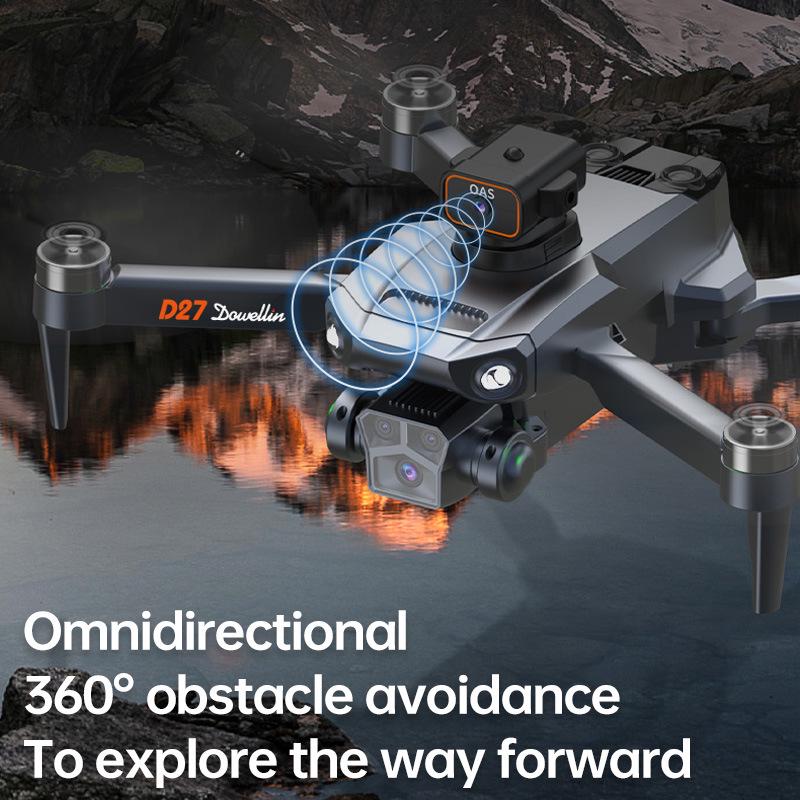 High-Definition 5-Camera Drone: Remote Control, Screen Display, Brushless Motors, Obstacle Avoidance, Folding Design for Aerial Photography.