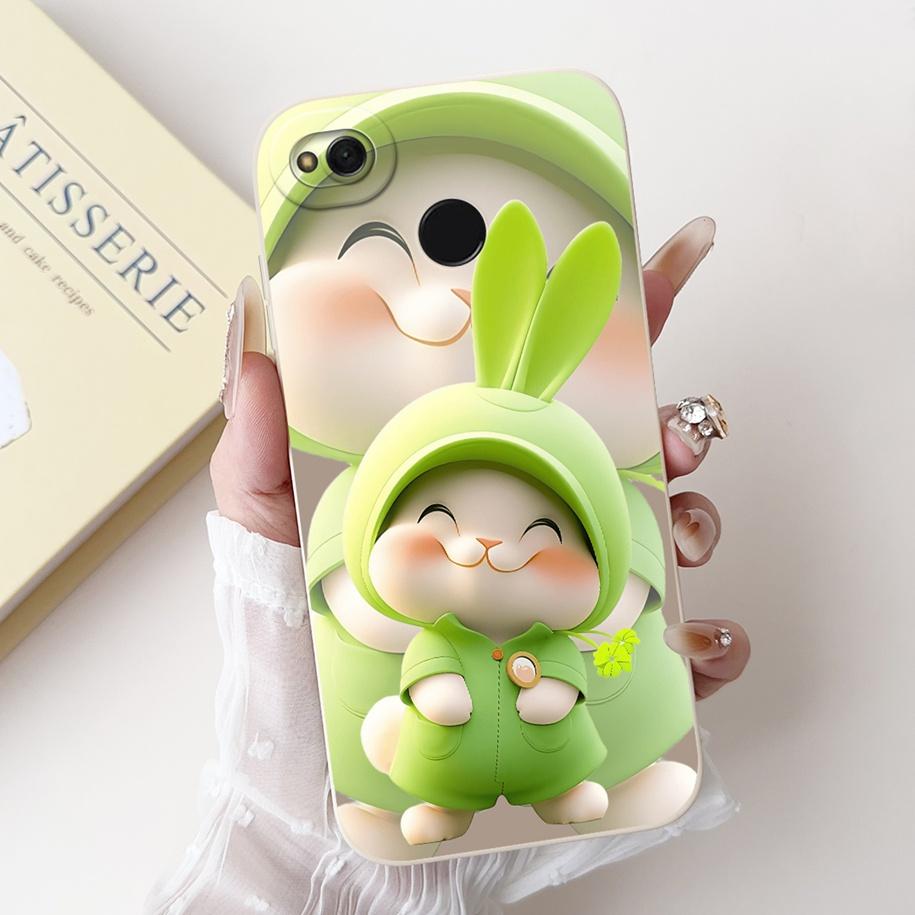 For Xiaomi Redmi 4X Case Cute Cartoon Rabbit Crown Cat Soft Silicone Lens Protective Cover For Xiaomi Redmi 4A 5A Redmi4X Shells