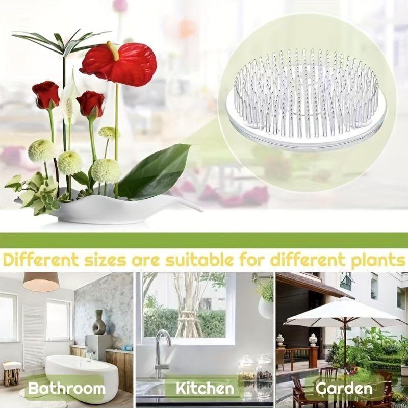 Zen Style Flower Arrangement Kit: Essential Plastic Flower Holders - Set of 3