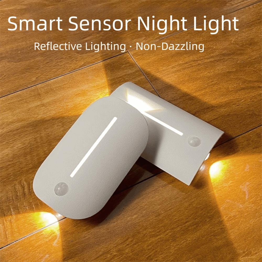 Eye Friendly Motion Sensor Night Light 3 Colors Soft Lights Motion Activated Lights Adjustable Stick-on Magnetic Wall Lamp