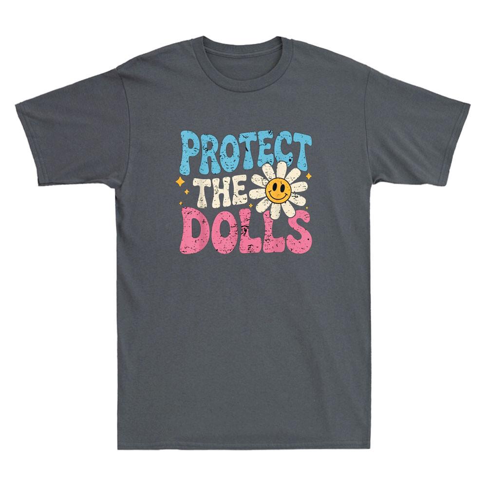 Schütze das Hemd der Puppen Lustiges Schütze die Puppen Design Zitat Retro Unisex T-Shirt