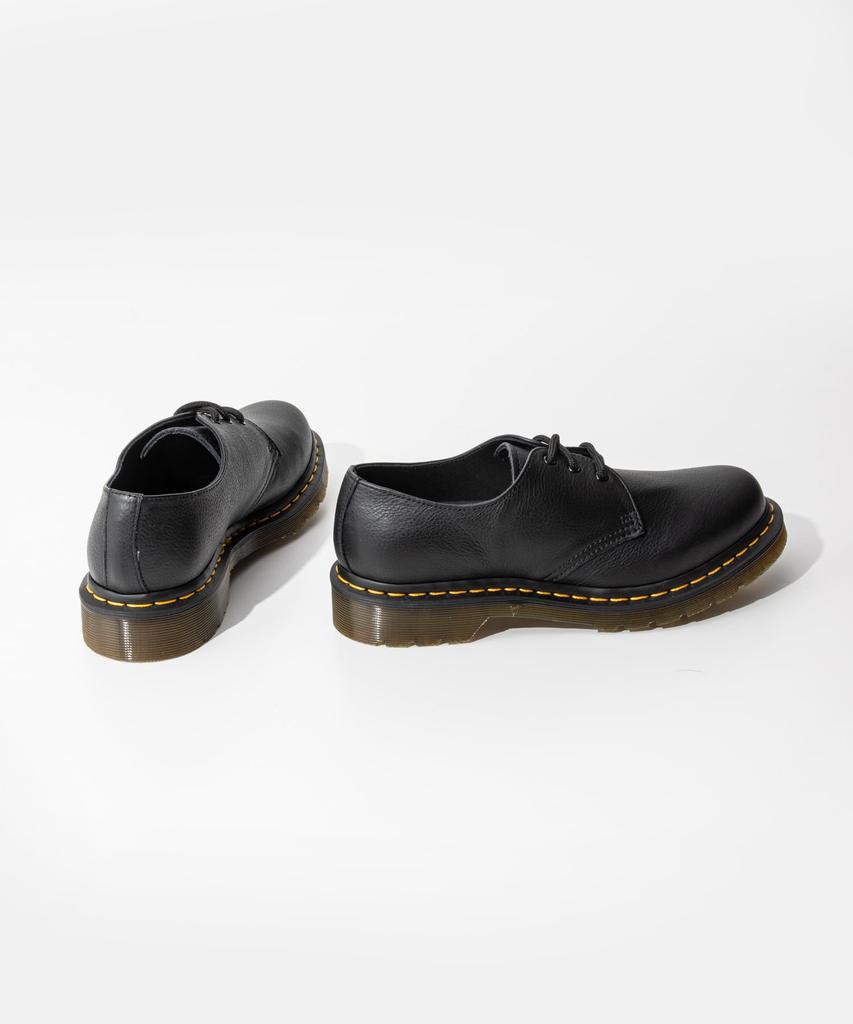 [Dr. Martens] Work Shoes 24256001 1461 VIRGINIA LEATHER OXFORD SHOES BLACK/Black [Parallel Import]