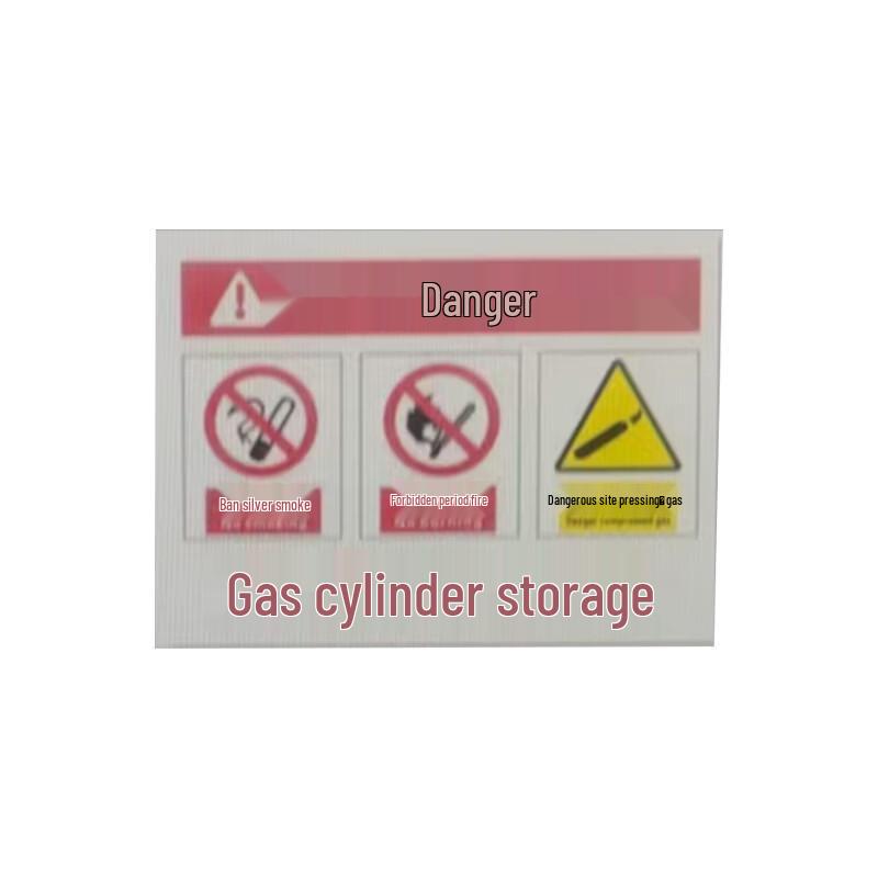 Duojibang Gas Cylinder Storage PP Waterproof Sticker