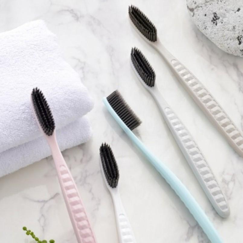 [Wangta] Toothbrush Soft Gold / Basic Stone / Hard Black (1Unit - 10 Pieces)