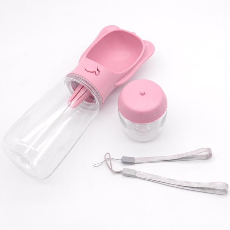 Haustier-Wasserspender Zwei-in-Eins, Outdoor-Hunde-Wasserspender, Reisebecher, Outdoor-Hunde-Wasserflasche, Katzen- und Hundeartikel, Wasser- und Futternapf