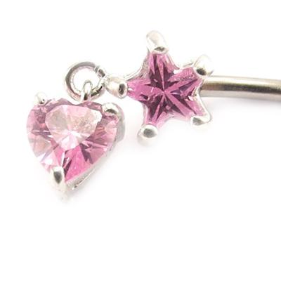 [C3691] - Body Piercing 'Déesse' Rose