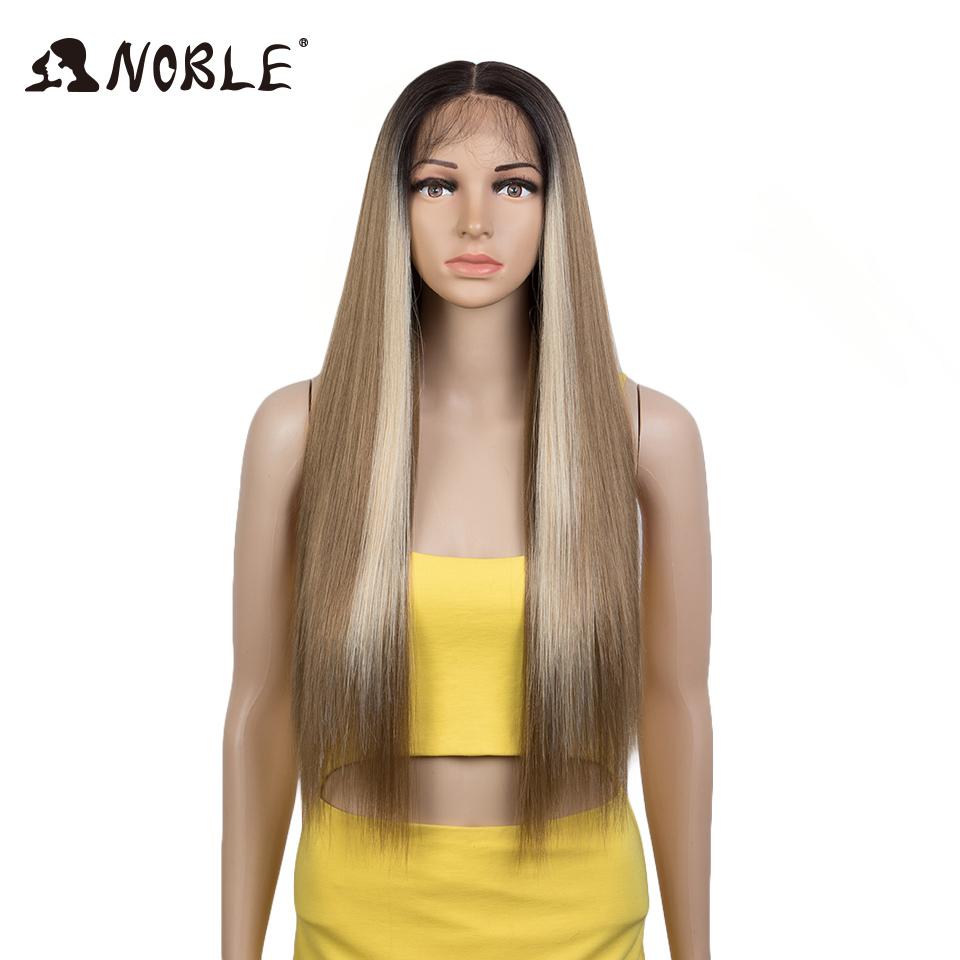 

Noble Synthetic Lace Front Wig 30 Inch 13x7 Long Straight Full Lace Front Wig Lace Part Wig Blonde Wigs For Women Lace Wig (as the picture,150%&30inches&13*7)