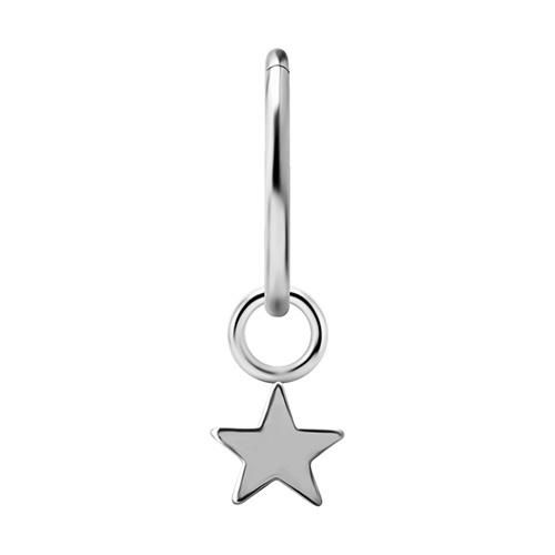 Charm in Titanio - Stella - Argento - D-059