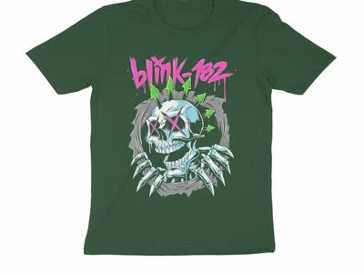 NEW Blink 182 Album Short Sleeve Cotton Green T Shirt All Size C348 Unisex T-Shirt