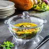 Soup Pot, Glass with Lid 1.5 L For Oven and Microwave