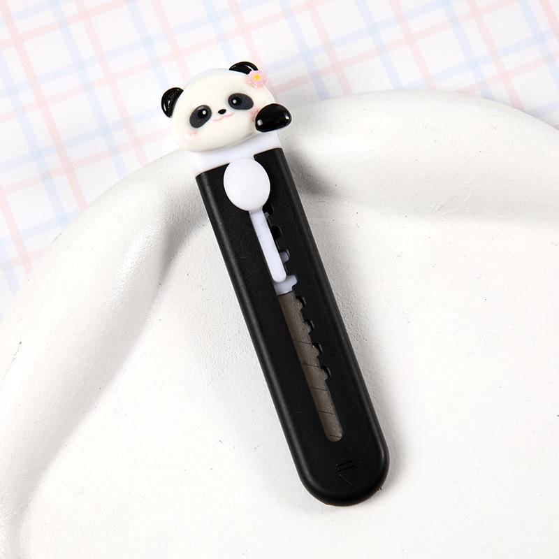 1 Piece Panda Capybara  Art Cutter Utility Knife Mini Student Art DIY Tools Creative Stationery School Supplies