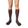Men's Knee Highs Dress Socks Over the Calf Socks Business Work Socks Nylon Stockings Sheer Casual Socks Hosiery Gifts