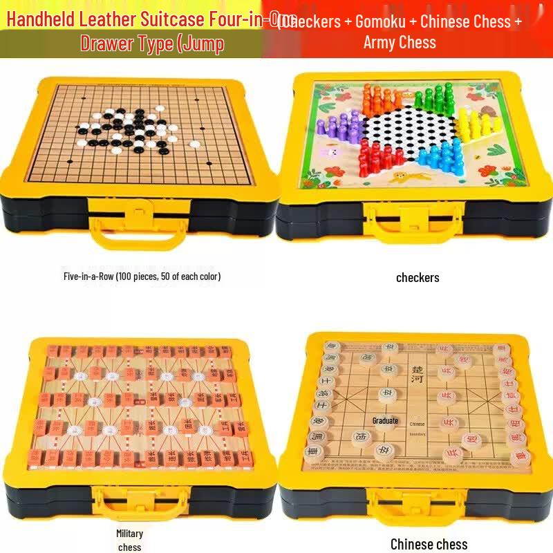 Fengyi Portable Multi-Game Chess & Board Set