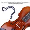 Violin Bow Bowing Practice Guide, Straightener, Fiddle Bow Collimator with Double Covers, Plastic, Fits 4/4-1/2 Violins