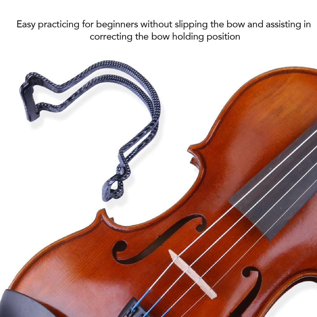 Violin Bow Bowing Practice Guide, Straightener, Fiddle Bow Collimator with Double Covers, Plastic, Fits 4/4-1/2 Violins