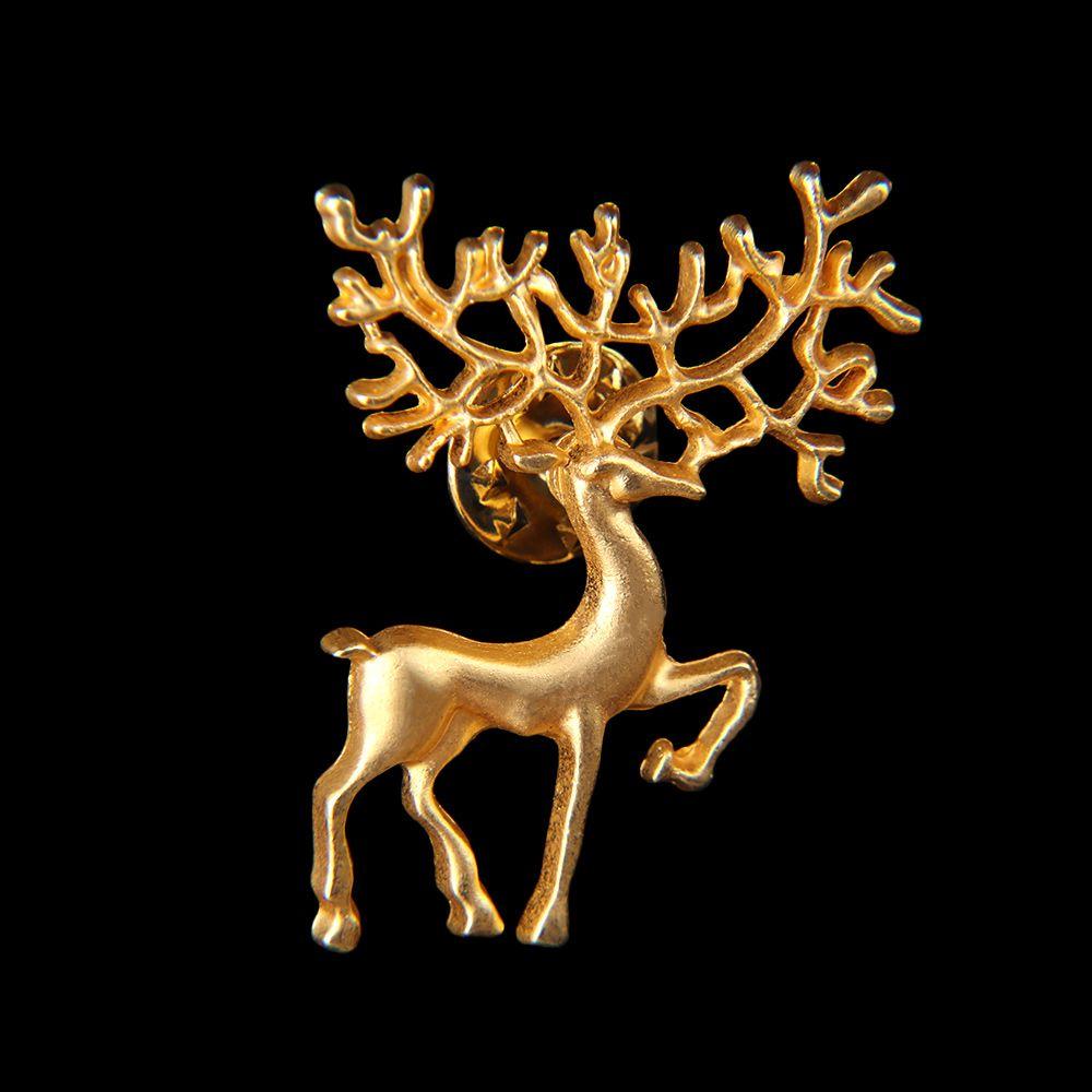 Deer Animal for Women Zinc Zinc Alloy Metal Brooch Garment Accessories Fashion Jewelry Lapel Pin
