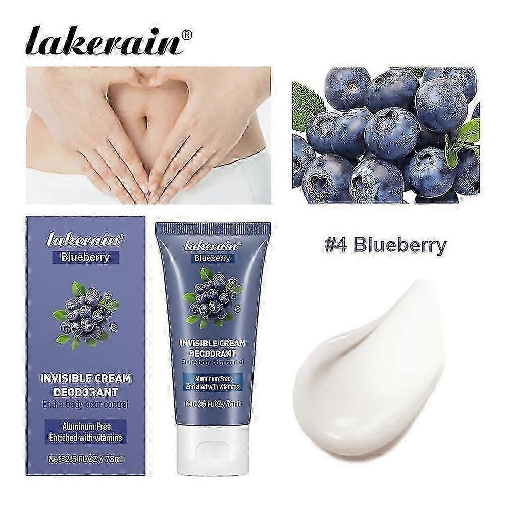High Quality Deodorant Cream for Women, Invisible Cream Deodorant 72 Hours Odor Control, Fruit Scents Women Whole Body Deodorant, Entir Body Odor Cont