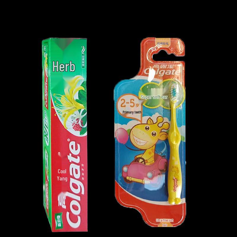 

Colgate Herbal Toothpaste and Kids Toothbrush Set