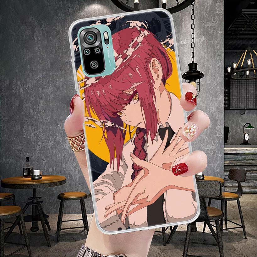C-Chainsaw Mans Makima Soft Phone Case For Xiaomi Redmi Note 15 14 14S 13 12 Pro Plus 12S 11 11S 11E 10 10S 11T 5G Fundas Coque