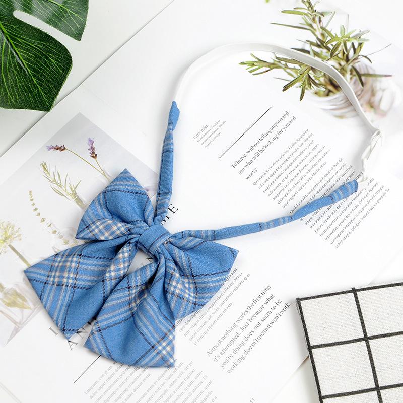 Женский коричневый ретро галстук-бабочка в японском школьном стиле