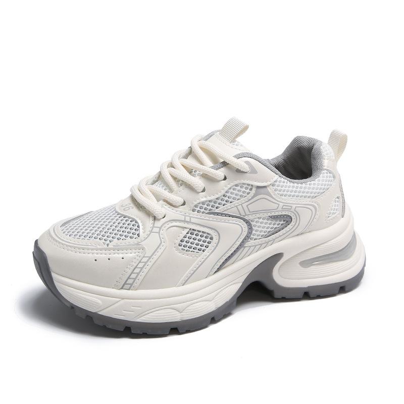Is the new dad shoes women's summer student sports running shoes casual shoes platform height increase S
