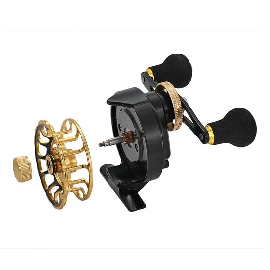 Kase Fishing Raft Reel Chinu Reel Raft Fishing Raft Reel Drop Fishing Left/Right Retrieve 3.6:1 Gear