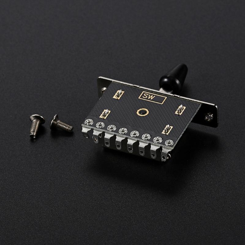 Electric Guitars 3 Way Pickups Selector Switches Shifter Conversion Guitar Pickups Lever Switches Set with Tip Knob