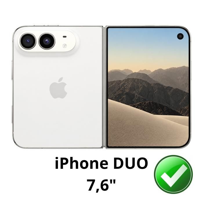 Verre Trempé pour iPhone DUO [Pack 2] Film Vitre Protection Ecran Phonillico®