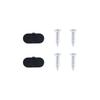 Thickened Open Door Window Handle Right/Left Hand Aluminum Alloy Window Lock Handle Black/White With Lock Hardware