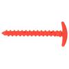 10Pcs Tent Stakes Plastic 5.7in T Shape Spiral Ground Stake Anchors Pegs for Tarps Canopy Camping Hiking