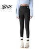Cold Weather Resistant Leggings Winter High-Waisted Slim Cut Warm Lambswool Fabric Lining Bottom Pants Resistance Women Slimming Effect