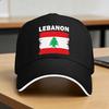 Summer Lebanon Flag National  Baseball Cap  Outdoor Sports Trendy Custom Logo Sun Hats Unisex Men Breathable Baseball Caps