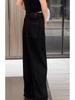 Plus Size Women's Retro High Waist Wide Leg Jeans - 2024 Autumn Collection