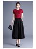Elegant High-Waisted Bud-Shaped Culottes for Women, Spring/Summer 2026, Trendy Seven-Point Wide-Leg Pants