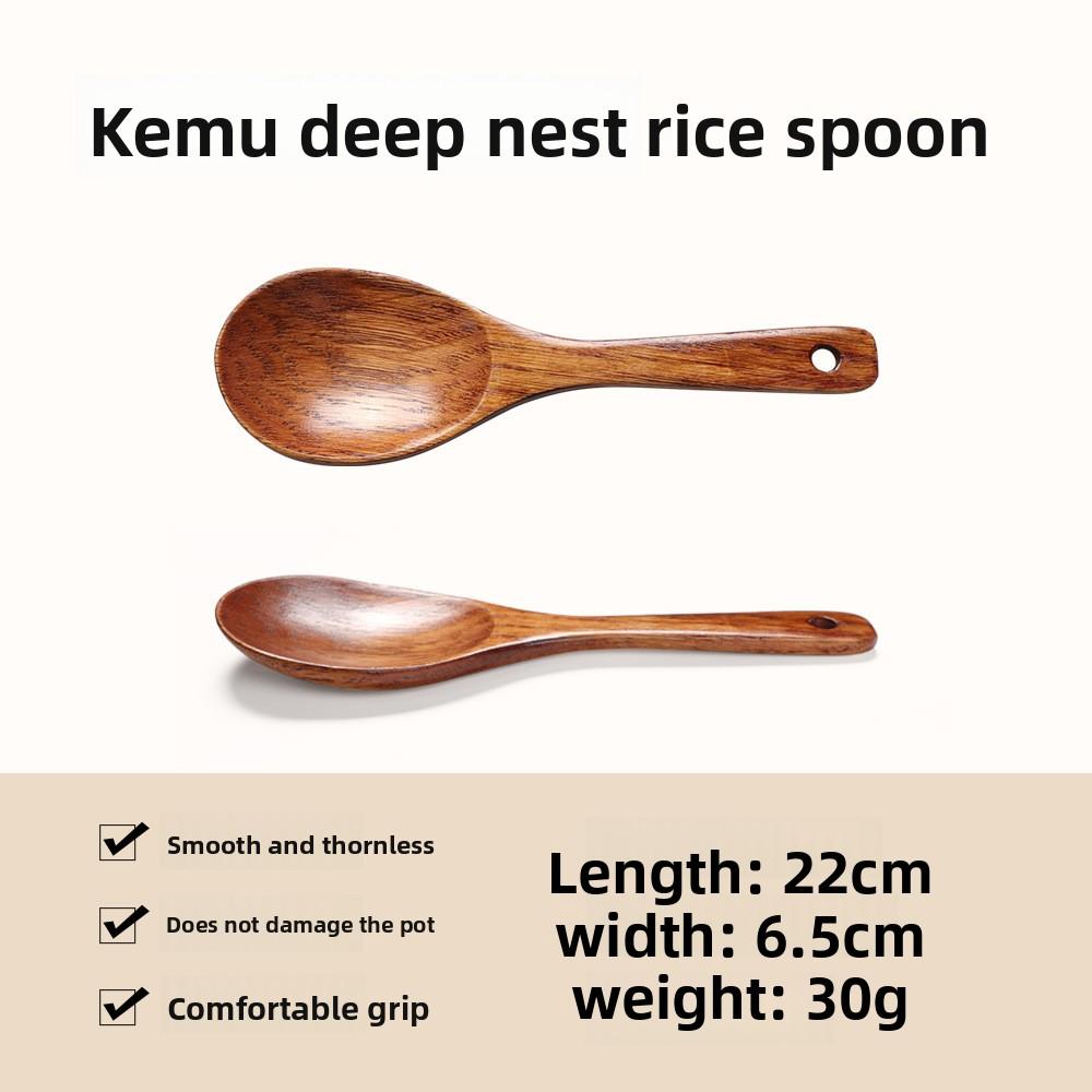 Wooden Spatula Soup Spoon Kitchen Set Cooking Household Spatula Spatula Cooking Wooden Spatula Spoon Stir Fry Spoon