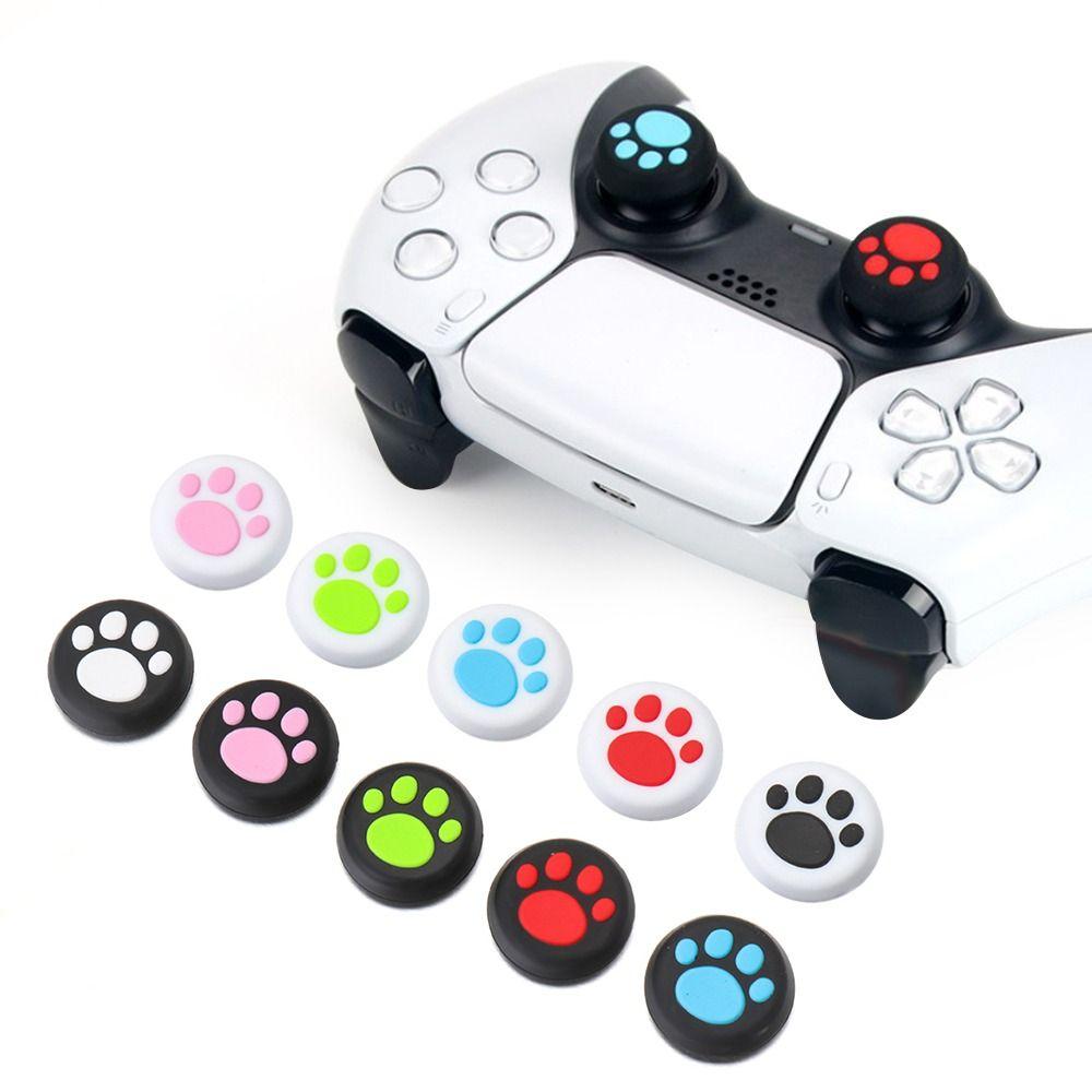 4 Pcs New Cover Analog Caps Silicone Thumb Sticks Grips Controller