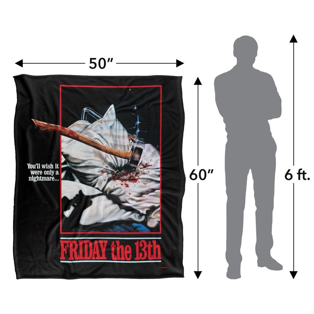 Friday The 13th You'll Wish Poster Blanket