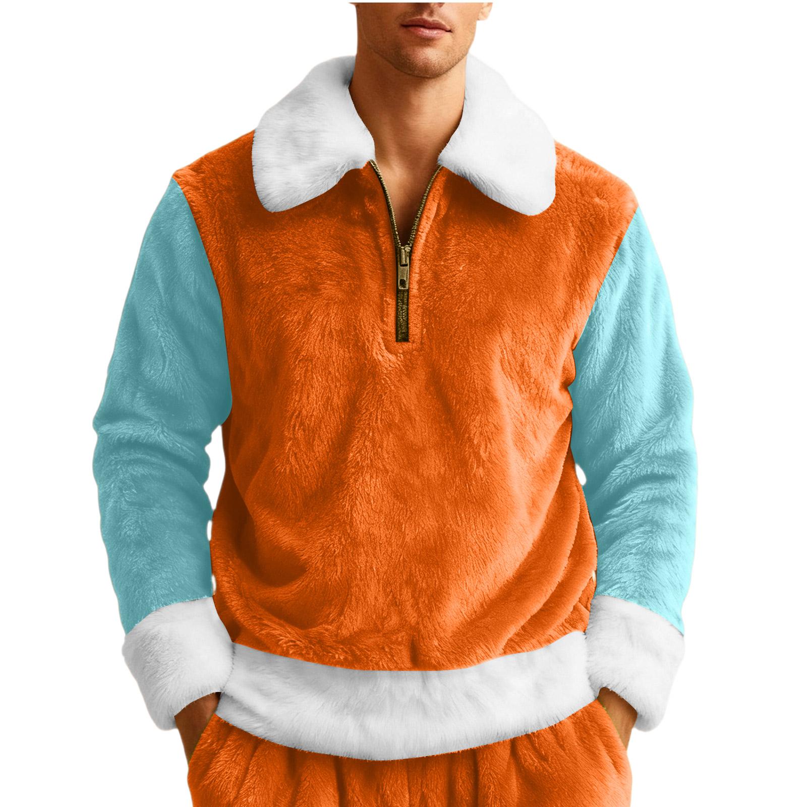 

Мужская толстовка с капюшоном на молнии с отложным воротником L