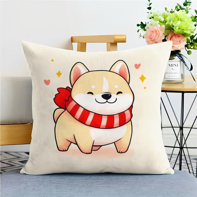 Cartoon Animal Pillowcase Dormitory Decoration Office Living Room Home Pillowcase