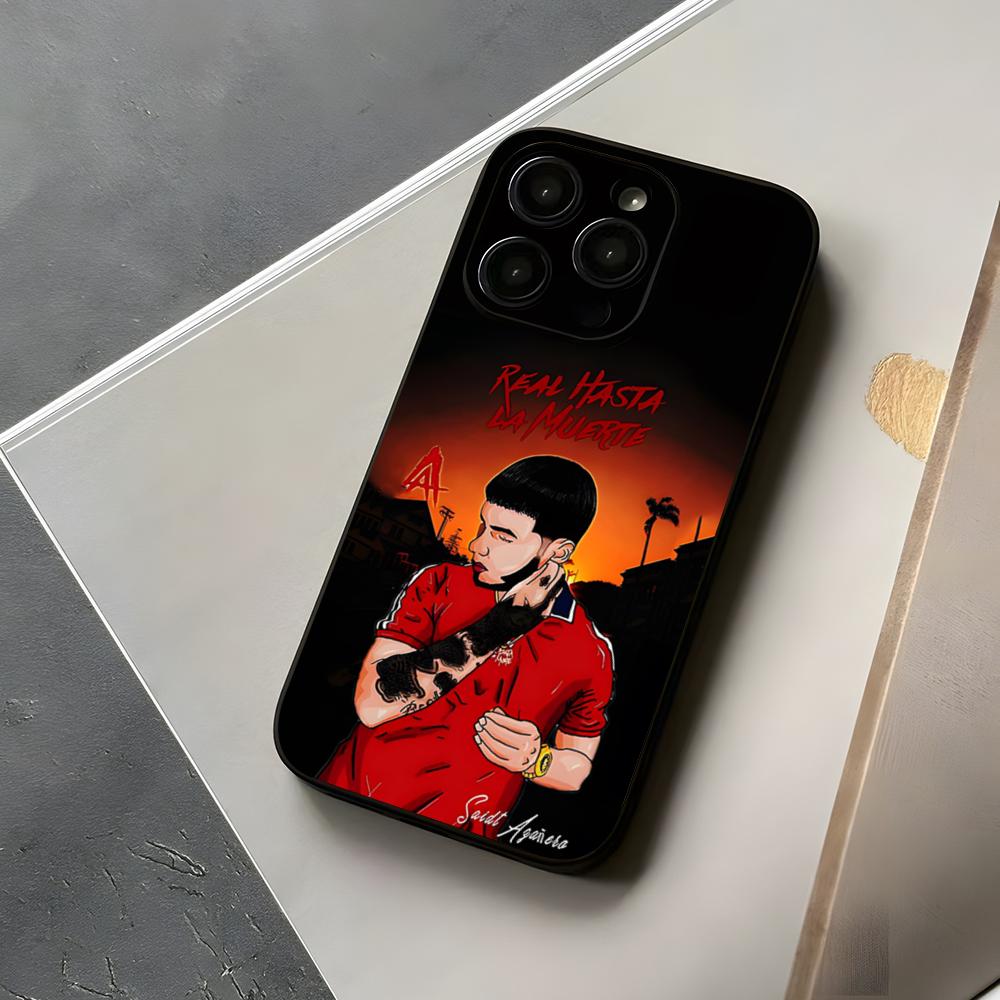 

Fashion Hot Rapper Anuel AA Phone Case For Iphone Online Shopping 15 16 12 14 Se 2020 2022 Pro Max 11 13 Xr X Xs Plus Funda Shel iPhone12