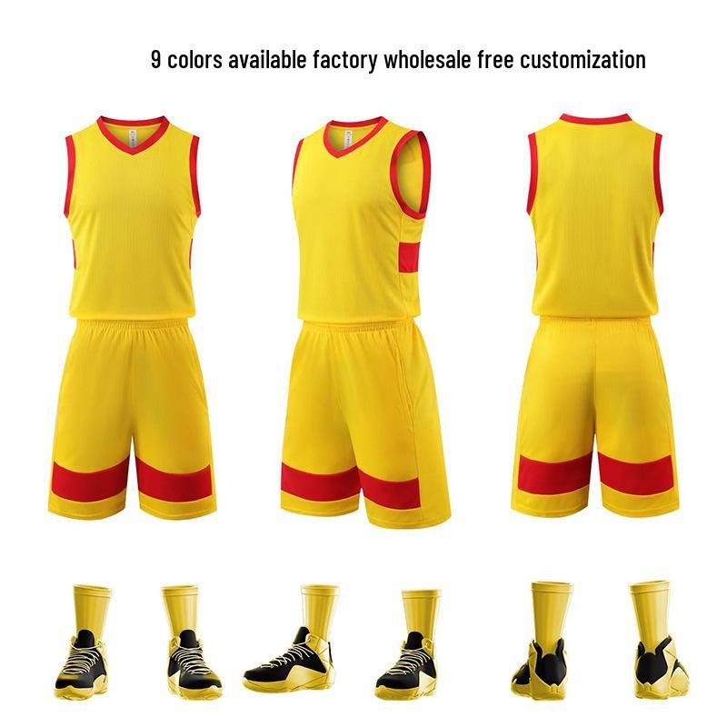 

Speedy Team Match Men s and Youth Breathable Basketball Jersey & Shorts Set S білий/червоний